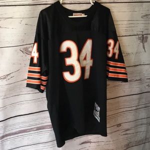 Black/Orange Walter Payton Throwback Jersey